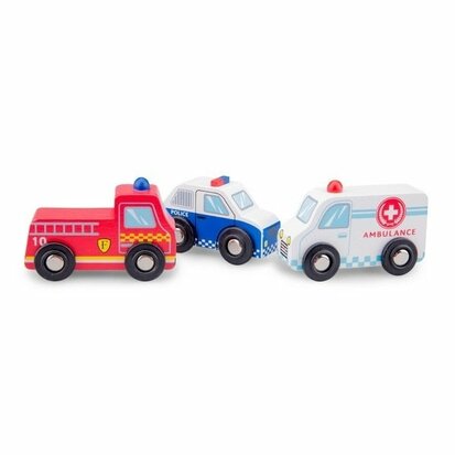 Mini Auto Politie- Brandweer- Ambulance