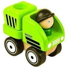 Pintoy-Houten vuilniswagen