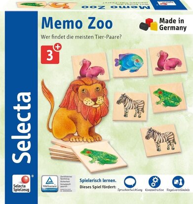 Selecta Memo Zoo 3+