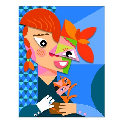 Djeco Collage gezichten-Picasso