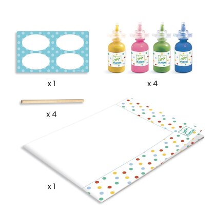 Djeco-Kleurpakket Schilderen met stokjes