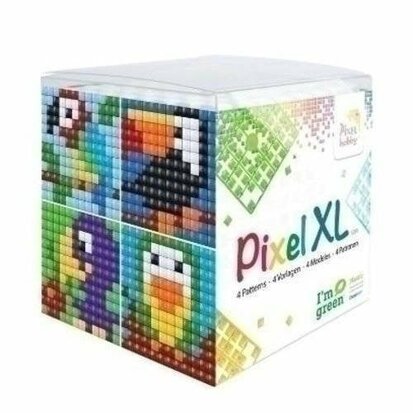 Pixelhobby XL Kubus Vogels