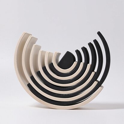 Grimm's houten Regenboog Zwart-Wit AANBIEDING