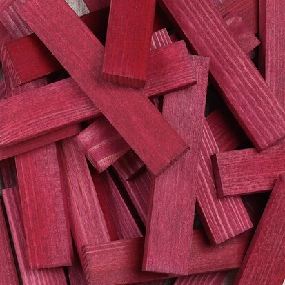 Kapla-40st. Gekleurde plankjes-Bordeaux Rood