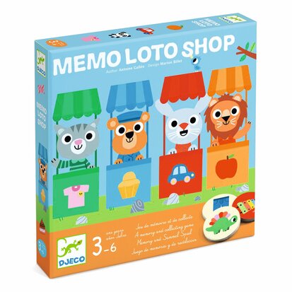 Djeco Lotto | Memo Shop 3-6 jaar