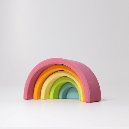 Grimm's houten Regenboog Pastel Middel