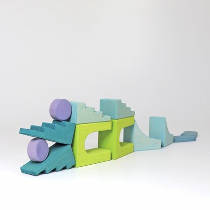 Grimm's houten Blokken - Building World Cloud Play