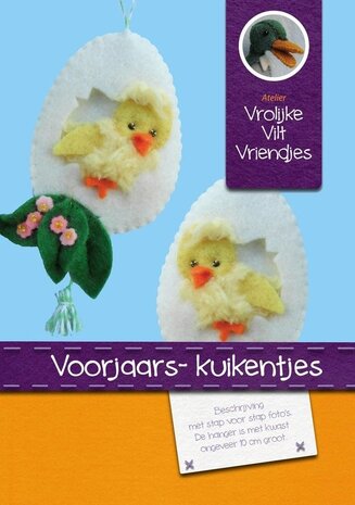 Atelier Vrolijke Viltvriendjes - Voorjaars Kuikentjes