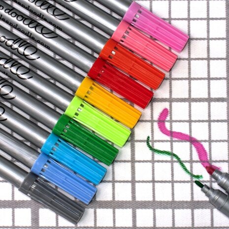 Eatsleepdoodle Uitwasbare Stiften 10 stuks Pastel