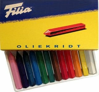 Oliekridt 103/ 12 stuks oliekrijtjes