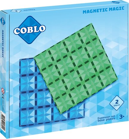 Coblo Classic Basisplaten 2 st. Magnetisch speelgoed