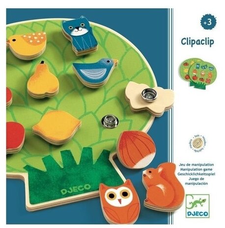 Clipaclip-Houten Puzzel 3+