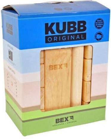 Bexx Kubb Original Rubberhout