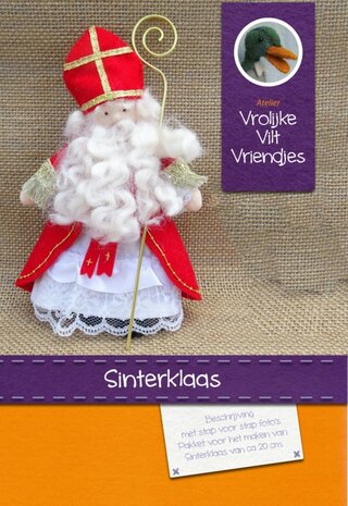 Atelier Vrolijke Viltvriendjes Sinterklaas de luxe 