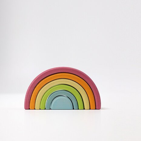 Grimm's houten Regenboog Pastel Middel