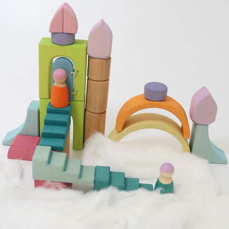 Grimm's houten Blokken - Building World Cloud Play