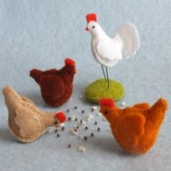Atelier Pippilotta Drie Kippen en een Haan | Speel je Wijs