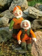 Naaldviltpakket Dwergenpaar | Speel je Wijs