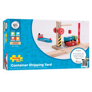 Bigjigs Rail - Containerschip / Container shipping Yard | Speel je Wijs