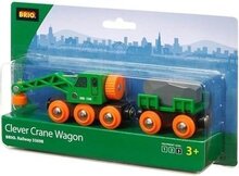 Brio - Kraanwagon met aanhanger - 33698 | Speel je Wijs