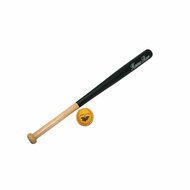 Honkbalknuppel set blank/zw.28&quot;+bal blister