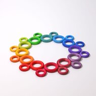 Grimm's houten Ringen - Rainbow | Speel je Wijs