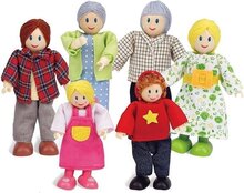 Hape Poppenhuis - Happy Family - Lichte huidskleur | Speel je Wijs