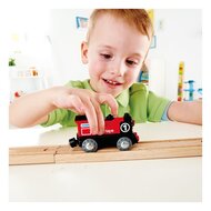 Hape Locomotief op Batterijen &ndash; Houten Trein Speelgoed | Speelgoedwinkel Speel je Wijs
