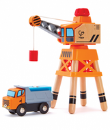 Hape Hijskraan met vrachtauto | Speel je Wijs