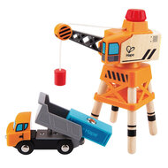 Hape Hijskraan met vrachtauto | Speel je Wijs