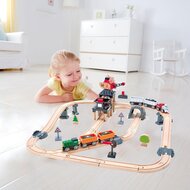Hape Houten Treinbaan - Mijnbouw set | Speel je Wijs