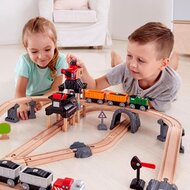 Hape Houten Treinbaan - Mijnbouw set | Speel je Wijs