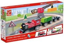Hape Houten treinset - Cargo Delivery Loop