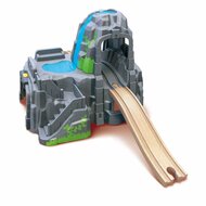 Hape Light &amp; Sound Mountain Tunnel Set &ndash; Houten Treinbaan | Speel je Wijs