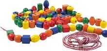 Joueco Houten Rijgkralen 3+ 80 stuks