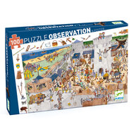 Djeco-Observatiepuzzel Kasteel 100st. / 5+