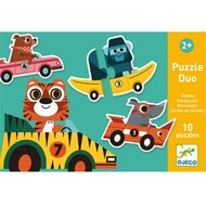Djeco Duo Puzzel Racewagens 2+ | Speel je Wijs