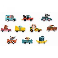 Djeco Duo Puzzel Racewagens 2+ | Speel je Wijs