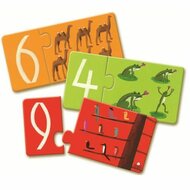 Djeco Puzzel Duo cijfers 10 stukjes  3+ | Speel je Wijs