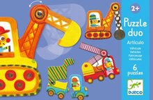 Djeco Puzzel Duo - Bouwverkeer 2+ | Speel je Wijs