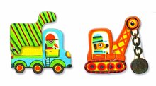 Djeco Puzzel Duo Bouwverkeer 2+