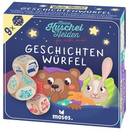 Kleine knuffelhelden verhaaldobbelstenen hout