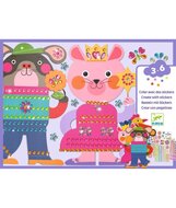 Djeco-Creatief met stickers, Schitterend (3-6jr.)