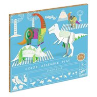 Djeco DIY Kleur, Bouw &amp; Speel - Dinosaurs 5+ | Speel je Wijs