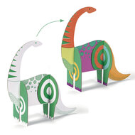 Djeco DIY Kleur, Bouw &amp; Speel - Dinosaurs 5+ | Speel je Wijs