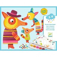 Djeco-Schilderen The Fox Family (3+)