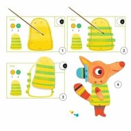Djeco-Schilderen The Fox Family (3+)
