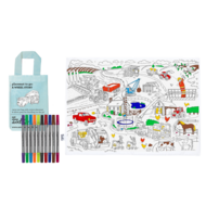 Eat Sleep Doodle Placemat To Go - Dinosaurus