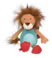 Sigikid Patchwork Sweety - Leeuw Blauw 30cm