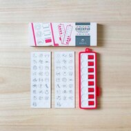 Gezinnig-Checkpad Rood